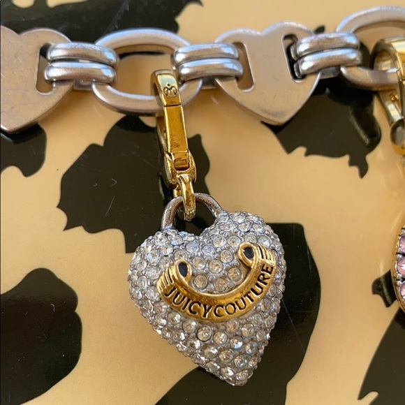 Juicy Couture heart ❤️ toggle charm bracelet - Picture 3 of 11